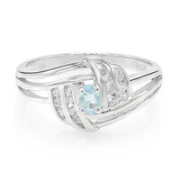 Zilveren ring met een Braziliaanse Paraiba toermalijn