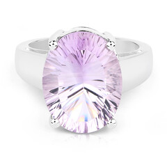 Zilveren ring met een lavendel amethist