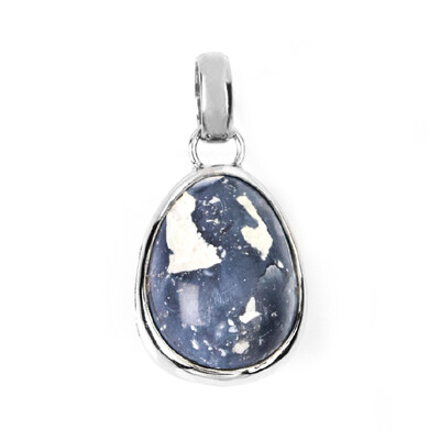 Zilveren hanger met een Maligano Jasper