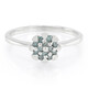 Zilveren ring met Fancy diamanten