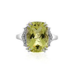 Zilveren ring met een Limoen Kwarts