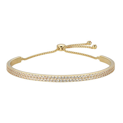 Zilveren armband met zirkonen