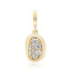 Gouden hanger met een Diamant SI1 (G) (Annette)