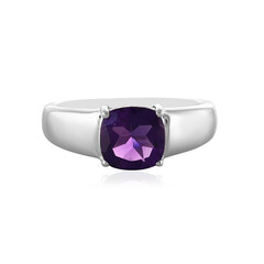 Zilveren ring met een amethist