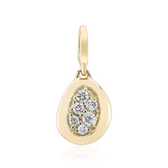 Gouden hanger met een Diamant SI1 (G)