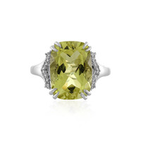 Zilveren ring met een Limoen Kwarts
