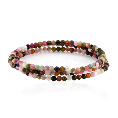Stalen armband met toermalijnen (Riya)