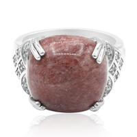 Zilveren ring met een Thuliet