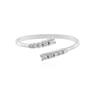 Gouden ring met Loepzuivere (F) Diamanten (LUCENT DIAMONDS)