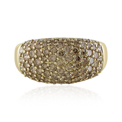 Gouden ring met I2 Champagne Diamanten (de Melo)