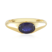 Zilveren ring met een Madagaskar Blauwe Saffier