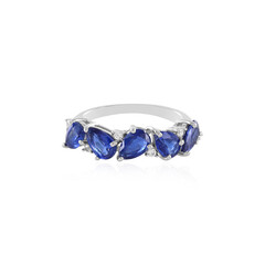 Zilveren ring met kyanieten