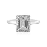 Zilveren ring met een zirkoon