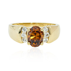 Gouden ring met een sfaleriet