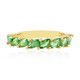 Zilveren ring met Groene Apatieten