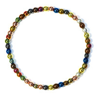 Armband met hematieten