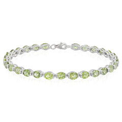 Zilveren armband met Paraiba toermalijnen