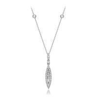 Gouden halsketting met SI2 (H) Diamanten (CIRARI)