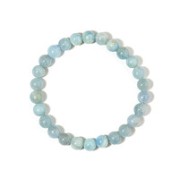 Armband met aquamarijnstenen