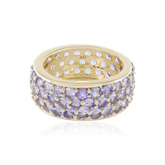 Gouden ring met tanzanieten (de Melo)