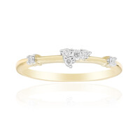 Gouden ring met een Diamant SI1 (G)