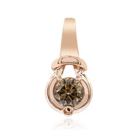 Gouden hanger met een VS1 Argyle-Rose de France-Diamant