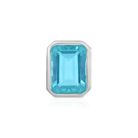 Zilveren hanger met een Paraiba Topaas