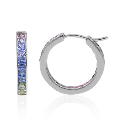 Gouden oorbellen met blauwe saffieren (Estée Collection)