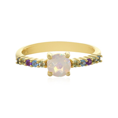 Zilveren ring met een Welo-opaal