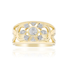Gouden ring met een Diamant SI1 (G)