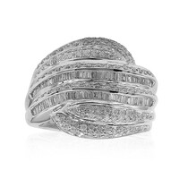 Gouden ring met I1 (H) Diamanten