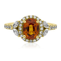 Gouden ring met een Mandarijn granaat (CIRARI)