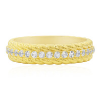 Zilveren ring met witte topaasstenen