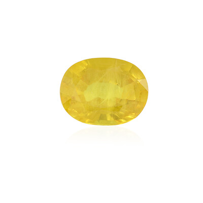 Edelsteen met een gele saffier 1,749 ct