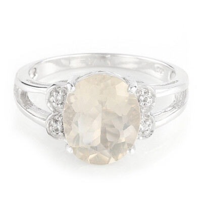 Zilveren ring met een Orthoklaas