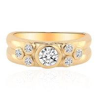 Gouden ring met een Diamant SI1 (G)