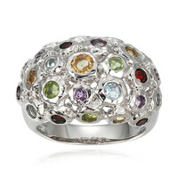 Zilveren ring met citrienstenen (Adela Silber)