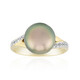 Zilveren ring met een Tahiti parel (TPC)