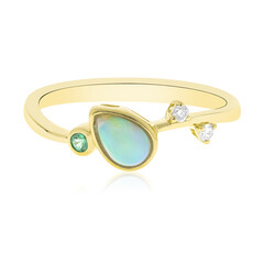 Gouden ring met een AAA Welo-opaal (CIRARI)