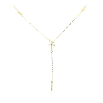 Gouden halsketting met SI2 (H) Diamanten (CIRARI)