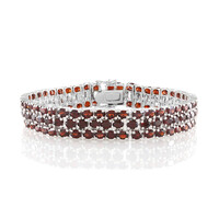 Zilveren armband met Mozambique granaten
