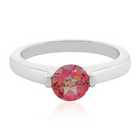 Zilveren ring met een Lotus Bloem Topaas