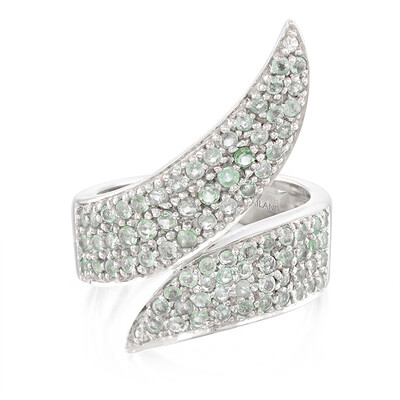 Zilveren ring met Paraiba toermalijnen