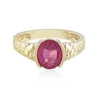 Zilveren ring met een Madagaskar Roze Saffier
