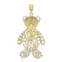 Gouden hanger met een PK (I) Diamant