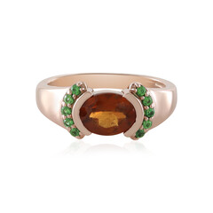 Zilveren ring met een hessoniet granaat (KM by Juwelo)