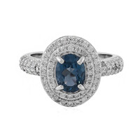 Zilveren ring met een Londen-blauwe topaas