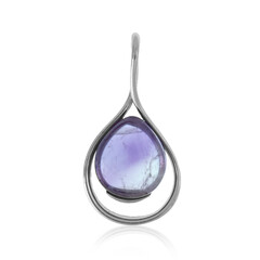 Zilveren hanger met een amethist