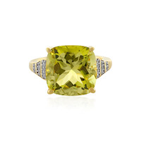 Zilveren ring met een Limoen Kwarts