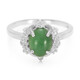 Zilveren ring met een keizerlijk chrysopraas